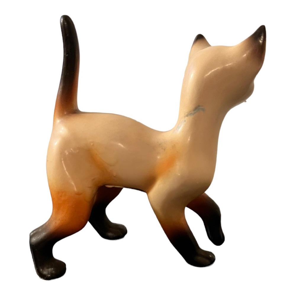 Vintage Norcrest China Siamese Cat Porcelain Figurine Japan - Picture 7 of 12